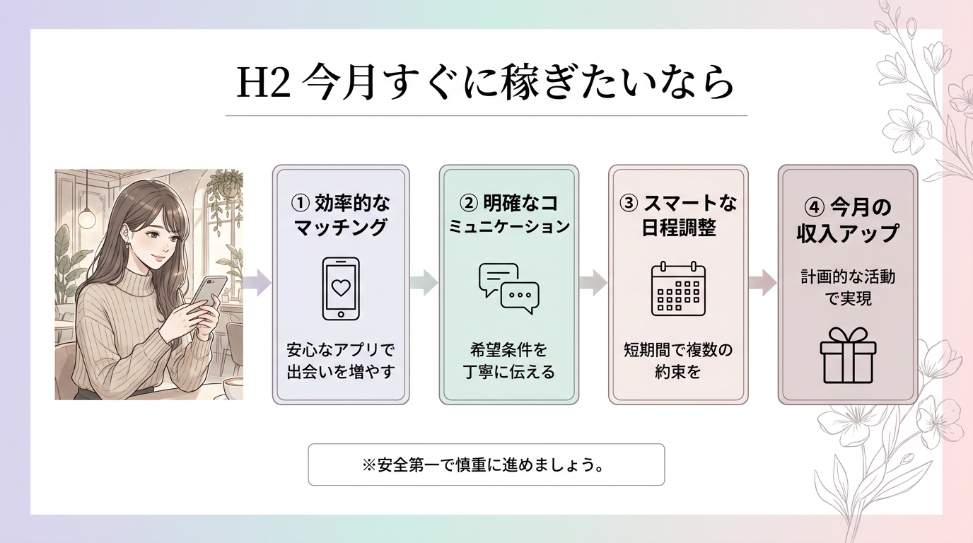 今月すぐに稼ぎたいなら