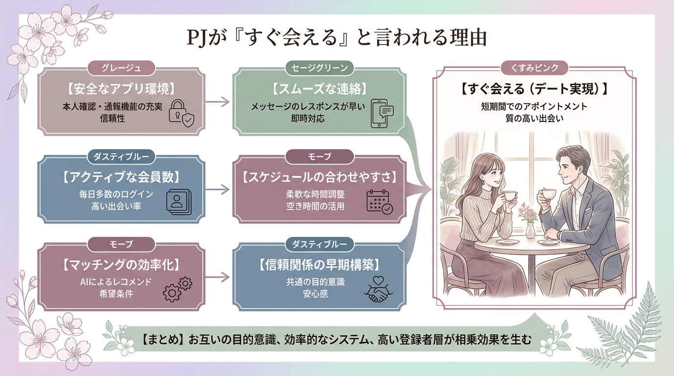 PJが「すぐ会える」と言われる理由