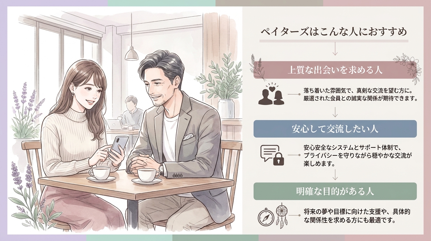ペイターズはこんな人におすすめ